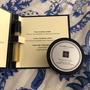 Jo Malone Myrrh & Tonka Body Cream and Cologne